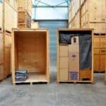 Wooden storage crates